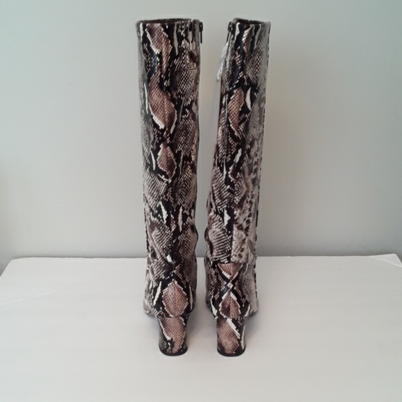 ALEX MARIE leather brown, cognac and cream boots - Picture 2 of 9